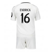 Maglie da calcio Real Madrid Endrick #16 Prima Maglia Bambino 2024-25 Manica Corta (+ Pantaloni corti)